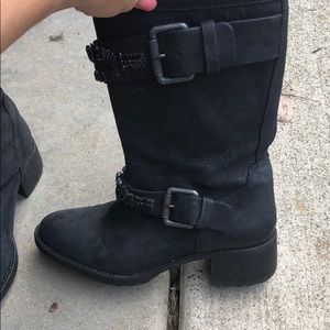 Leather Vera wang boots